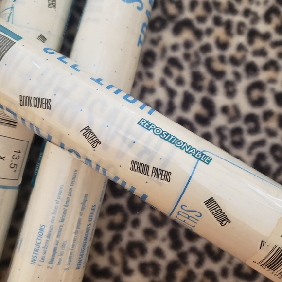 Clear Cover & Office Depot Transparent Self-Adhesive See-Thru Coverings, 4 Rolls - Picture 6 of 10